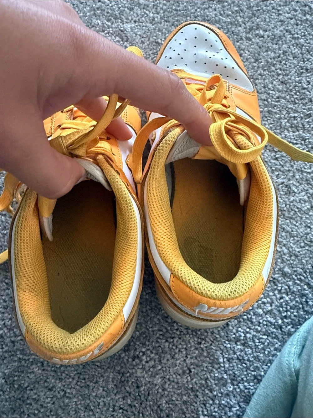 Yellow Nike Dunk Low